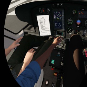 Virtual Reality Cockpit mit Motion Tracking