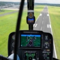R44 Landeanflug